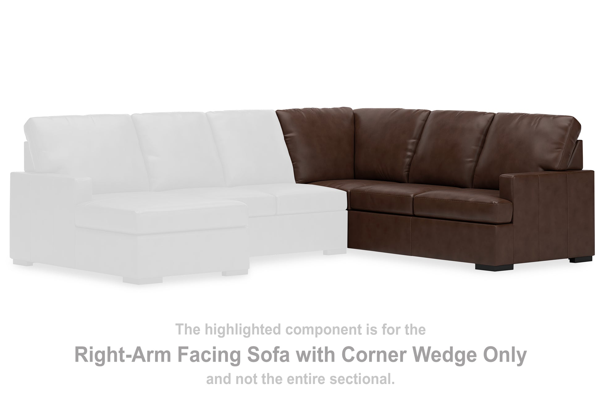 Myers Furniture Outlet - Ashley Furniture - McDowlan Sectional - RAF Sofa w/Corner Wedge / Coffee - PC4850449