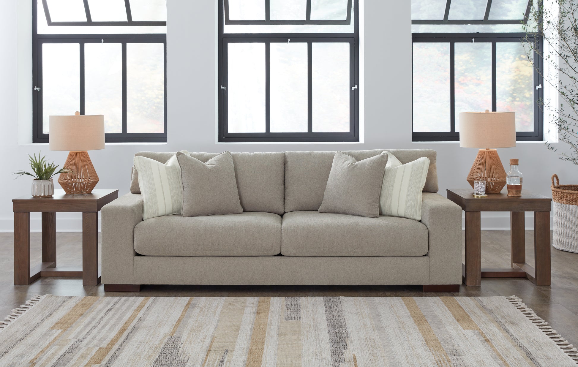 Myers Furniture Outlet - Ashley Furniture - Maggie Living Room - Sofa / Flax - 5200438