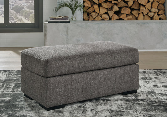 Myers Furniture Outlet - Ashley Furniture - Gardiner Living Room - Ottoman / Pewter - 5240414