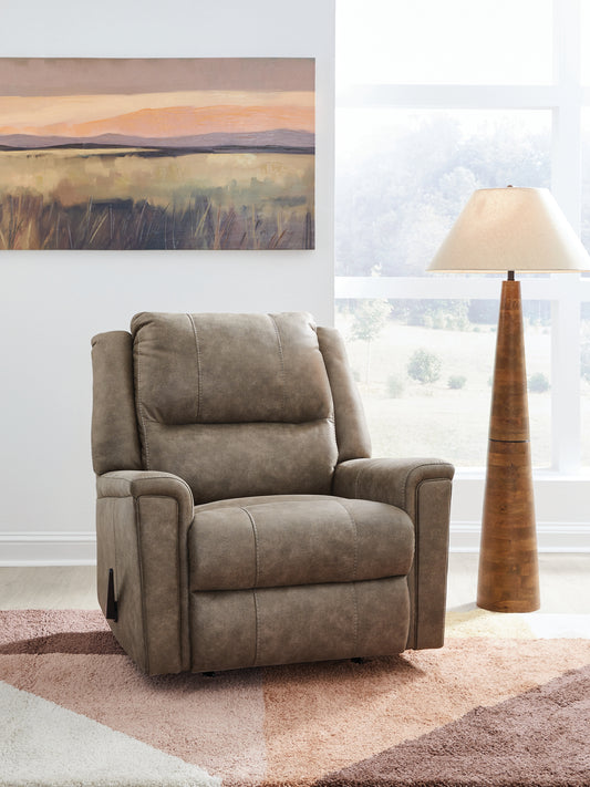 Myers Furniture Outlet - Ashley Furniture - Lixtowel Living Room - Rocker Recliner / Fog - PC5300525