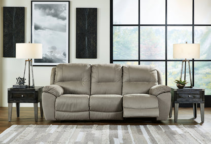 Myers Furniture Outlet - Ashley Furniture - Next-Gen Gaucho Living Room - Reclining Power Sofa / Putty - 5420387