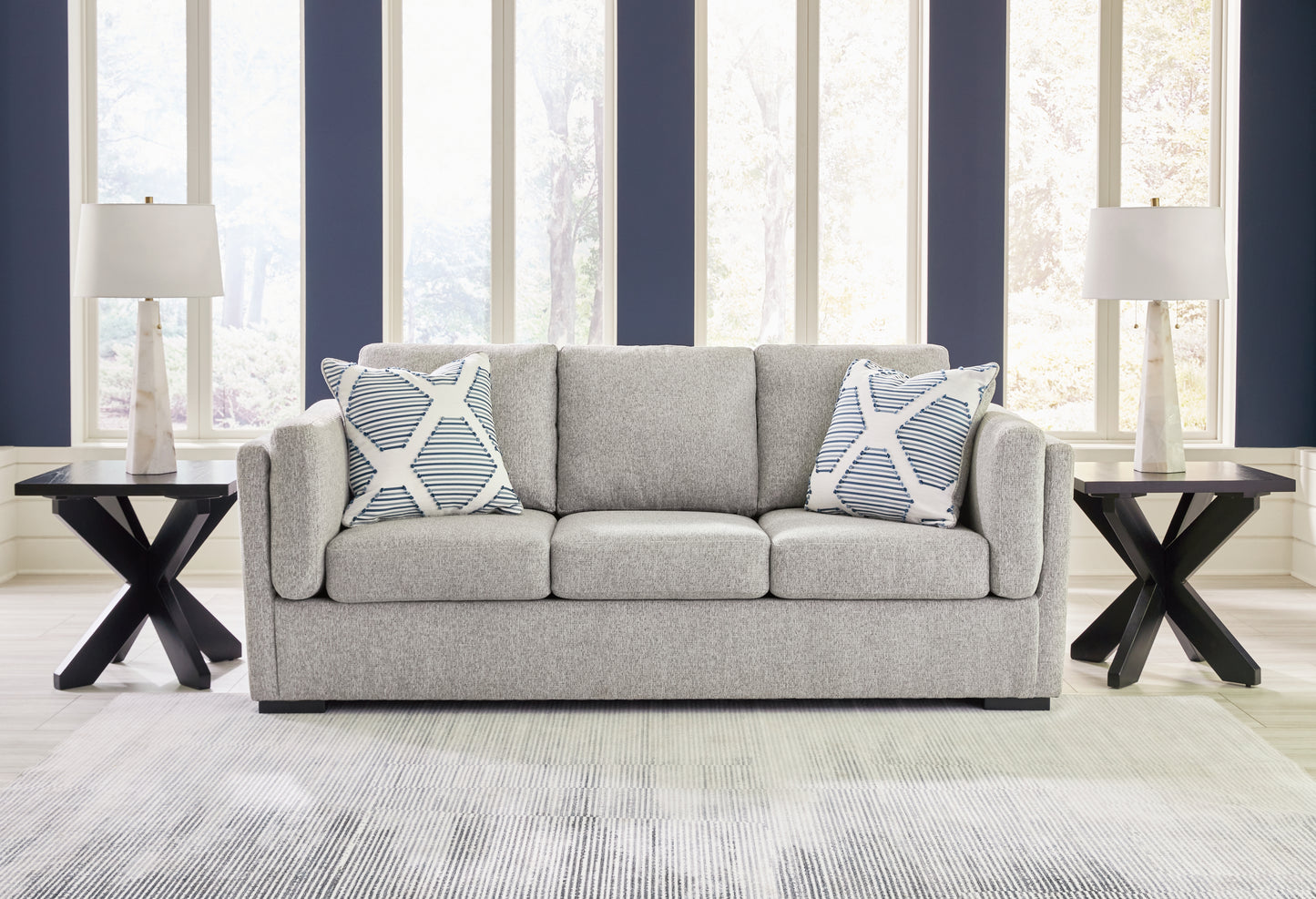 Myers Furniture Outlet - Ashley Furniture - Evansley Living Room - Sofa / Pewter - 5450338