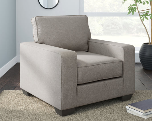 Myers Furniture Outlet - Ashley Furniture - Greaves Living Room - Chair / Stone - 5510420