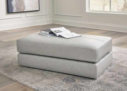 Myers Furniture Outlet - Ashley Furniture - Amiata Living Room - Oversized Accent Ottoman / Glacier - 5740408