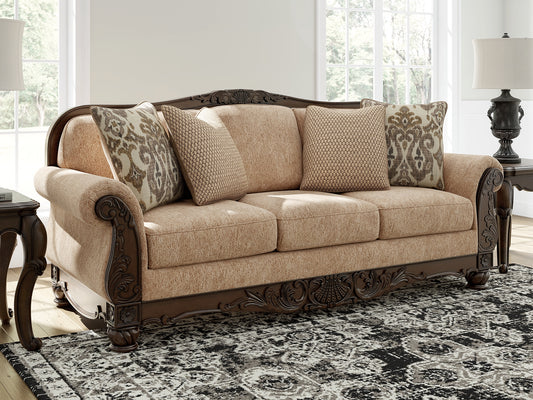 Myers Furniture Outlet - Ashley Furniture - Chelsworth Living Room - Loveseat / Golden - PC5790535