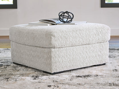 Myers Furniture Outlet - Ashley Furniture - Cuddle Plush Living Room - Oversized Accent Ottoman / Arctic - PC5910608