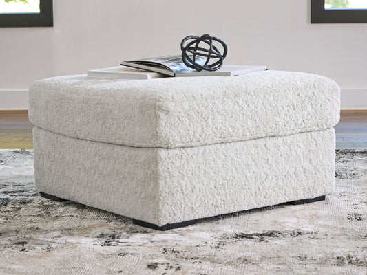 Myers Furniture Outlet - Ashley Furniture - Cuddle Plush Living Room - Oversized Accent Ottoman / Arctic - PC5910608
