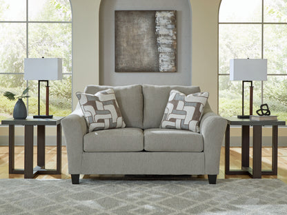 Myers Furniture Outlet - Ashley Furniture - Willarae Living Room - Loveseat / Taupe - 5980335