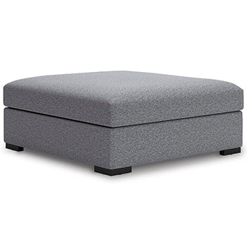 Myers Furniture Outlet - Ashley Furniture - Bealton Living Room - Oversized Accent Ottoman / Salt and Pepper - 6130508