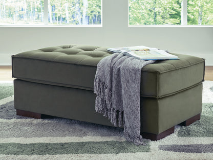 Myers Furniture Outlet - Ashley Furniture - Caspian-Town Living Room - Oversized Accent Ottoman / Olive - PC6170208
