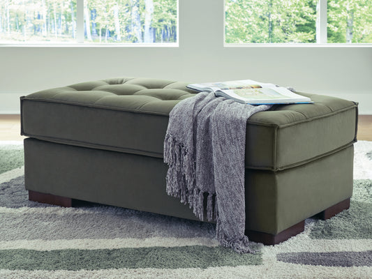 Myers Furniture Outlet - Ashley Furniture - Caspian-Town Living Room - Oversized Accent Ottoman / Olive - PC6170208