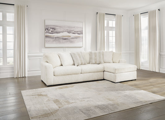 Myers Furniture Outlet - Ashley Furniture - Chessington Sectional - LAF 3-Piece Sectional / Ivory - 61904S5