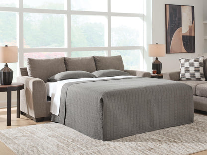 Myers Furniture Outlet - Ashley Furniture - Loreo Living Room - Queen Sofa Sleeper / Truffle - 6310239