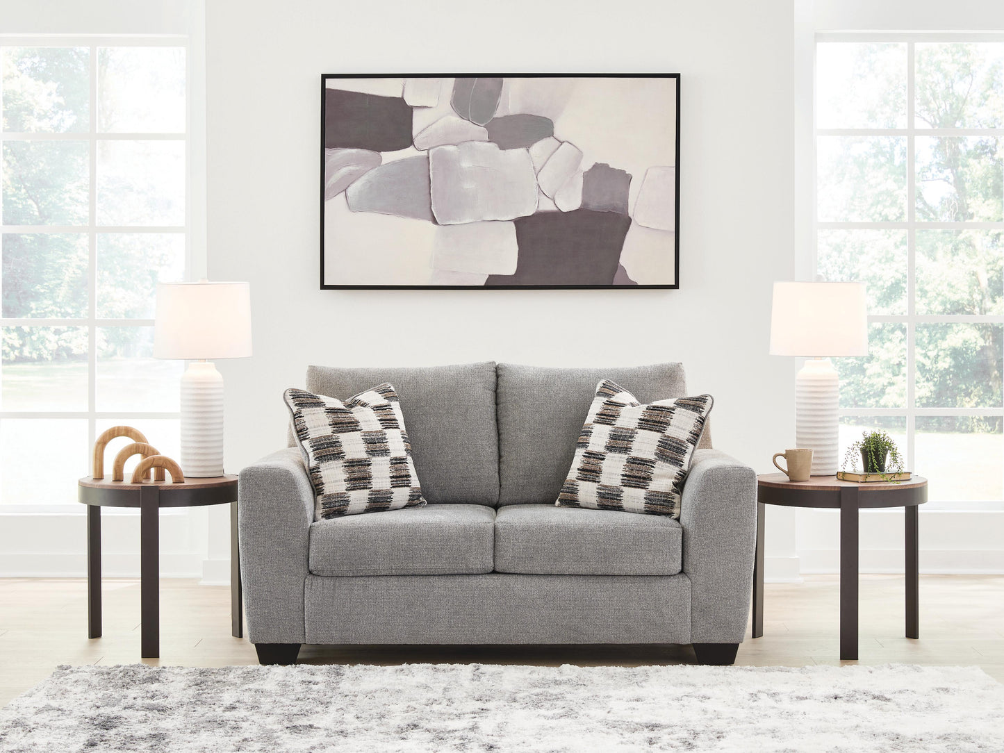 Myers Furniture Outlet - Ashley Furniture - Loreo Living Room - Loveseat / Flint - 6310335