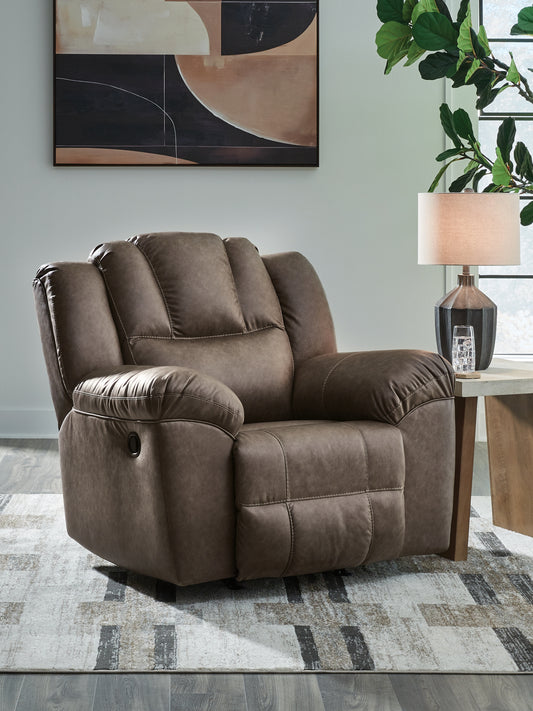 Myers Furniture Outlet - Ashley Furniture - Lowilla Living Room - Rocker Recliner / Driftwood - PC6450625