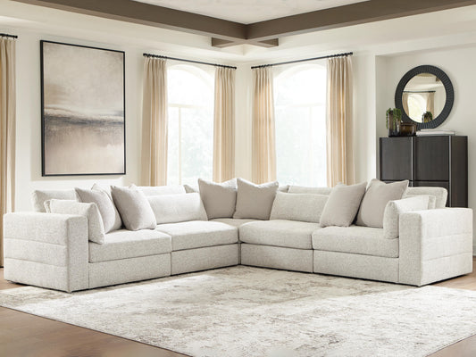 Myers Furniture Outlet - Ashley Furniture - Ashbourne Estate Sectional - RAF 5-Piece Sectional - PC66004S17