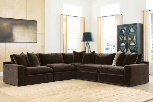 Myers Furniture Outlet - Ashley Furniture - Maxton Heights Sectional - RAF 5-Piece Sectional - 67807S4