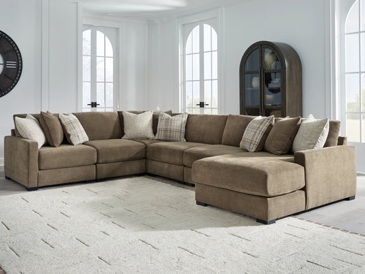 Myers Furniture Outlet - Ashley Furniture - Camellia-Court Sectional - 6-Piece Sectional with Chaise - 68207S15