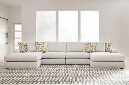 Myers Furniture Outlet - Ashley Furniture - Kestrie 4-Piece Double Chaise Sectional - 4-Piece Double Chaise Sectional - PC68706S9