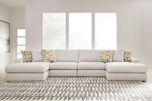 Myers Furniture Outlet - Ashley Furniture - Kestrie 4-Piece Double Chaise Sectional - 4-Piece Double Chaise Sectional - PC68706S9