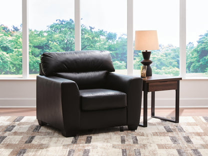 Myers Furniture Outlet - Ashley Furniture - Glennbre Living Room - Chair / Midnight - PC6980420