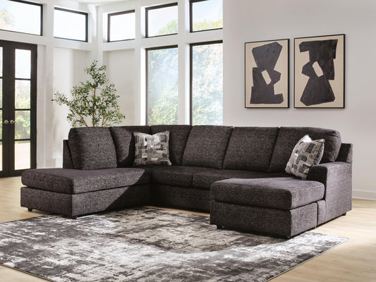 Myers Furniture Outlet - Ashley Furniture - Lentiz Sectional - RAF 2-Piece Sectional with Chaise - PC73404S1