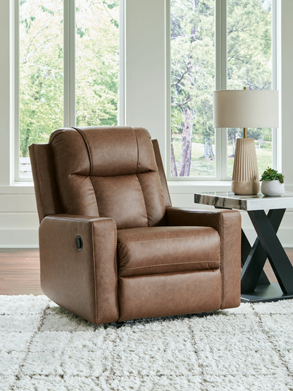 Myers Furniture Outlet - Ashley Furniture - Mackmenville Living Room - Zero Wall Recliner / Caramel - 7471429