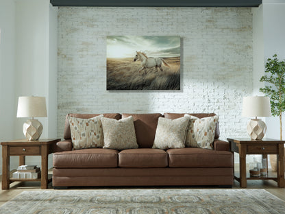 Myers Furniture Outlet - Ashley Furniture - VillaCourt Living Room - Sofa / Caramel - 7490938