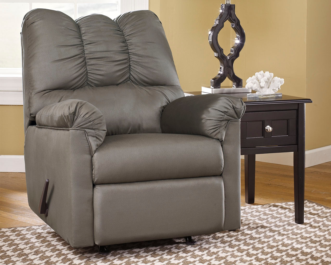 Myers Furniture Outlet - Ashley Furniture - Darcy Living Room - Rocker Recliner / Cobblestone - 7500525