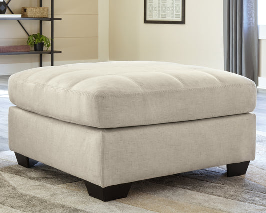 Myers Furniture Outlet - Ashley Furniture - Falkirk Living Room - Oversized Accent Ottoman / Parchment - 8080608