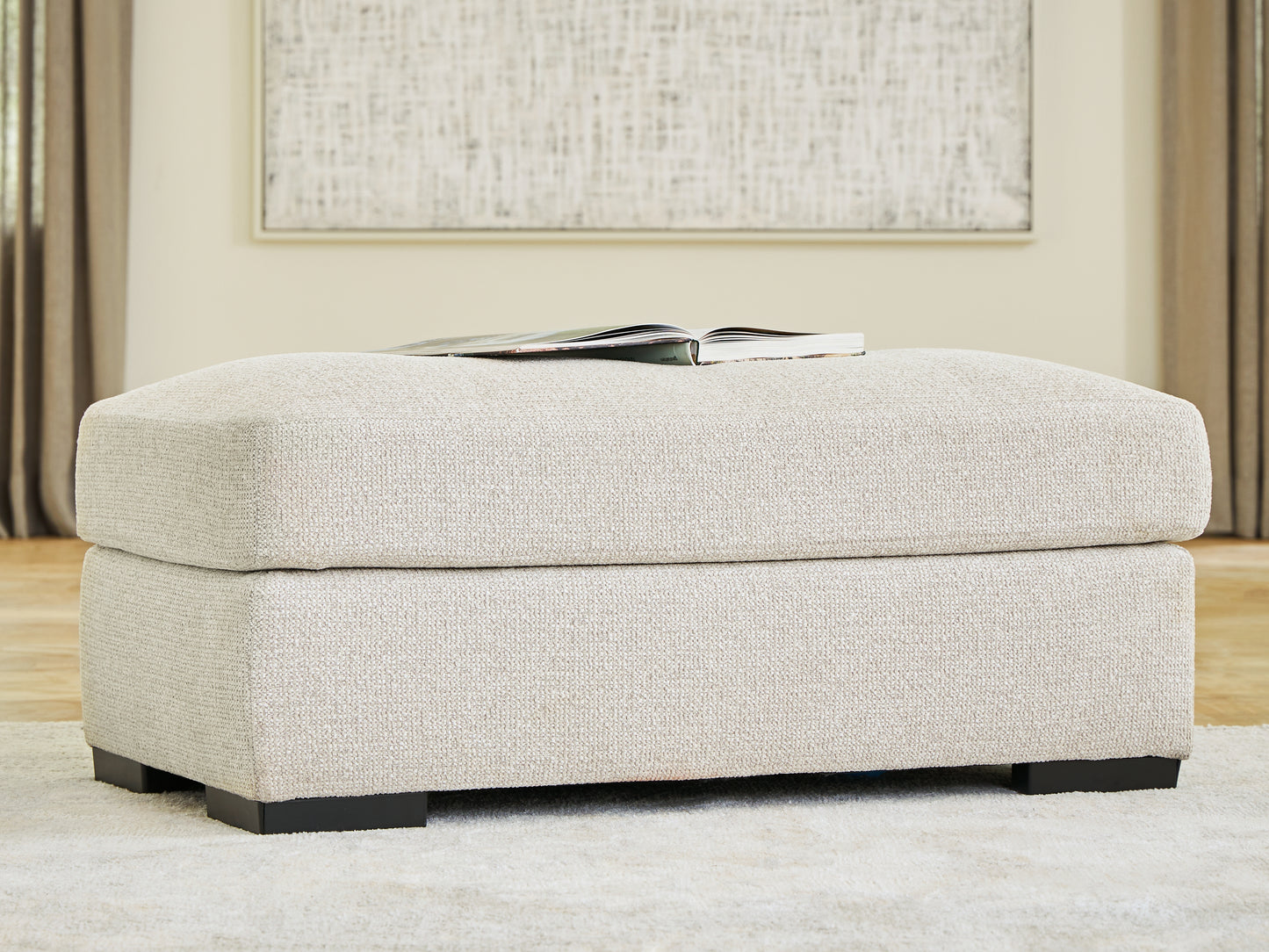 Myers Furniture Outlet - Ashley Furniture - Conlee-Pike Living Room - Ottoman / Linen - PC8131014