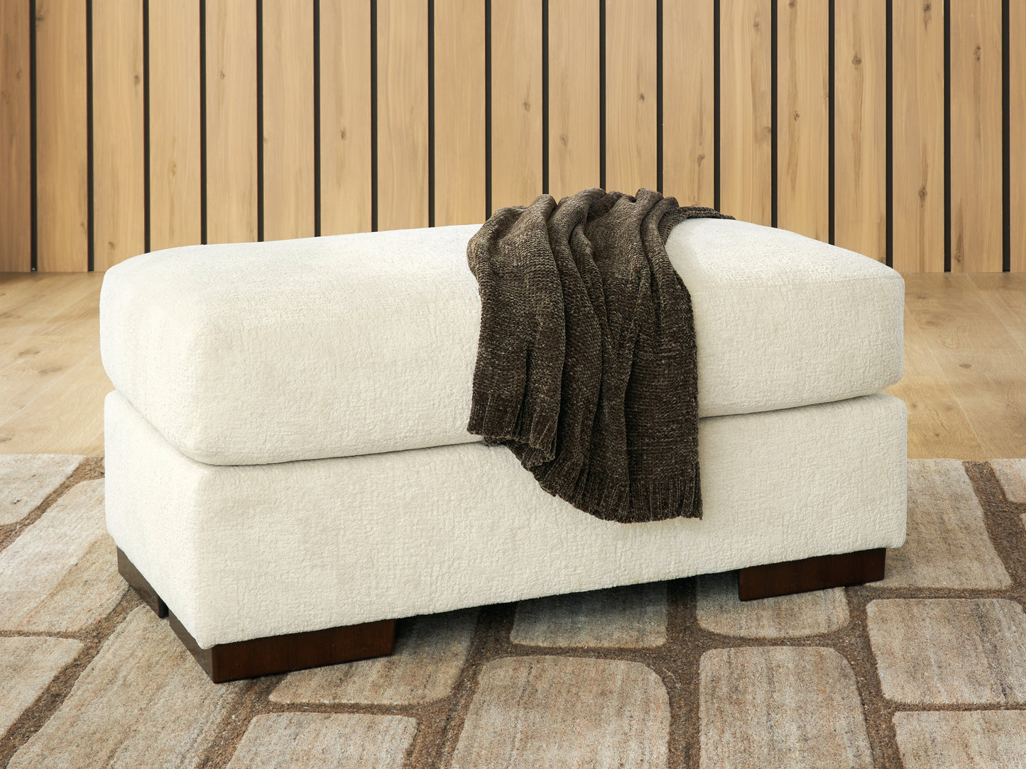 Myers Furniture Outlet - Ashley Furniture - Jayne Park Living Room - Ottoman / Sand - PC8150614