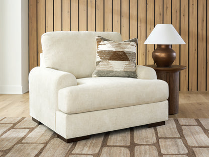Myers Furniture Outlet - Ashley Furniture - Jayne Park Living Room - Chair and a Half / Sand - PC8150623
