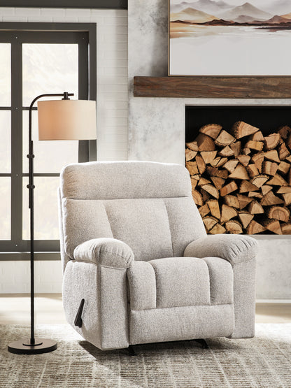 Myers Furniture Outlet - Ashley Furniture - Hoyne Park Living Room - Rocker Recliner / Cobble Stone - PC8281525