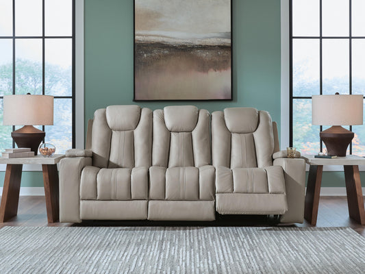 Myers Furniture Outlet - Ashley Furniture - Elevate Edges Living Room - REC Sofa w/Drop Down Table - PC8330589