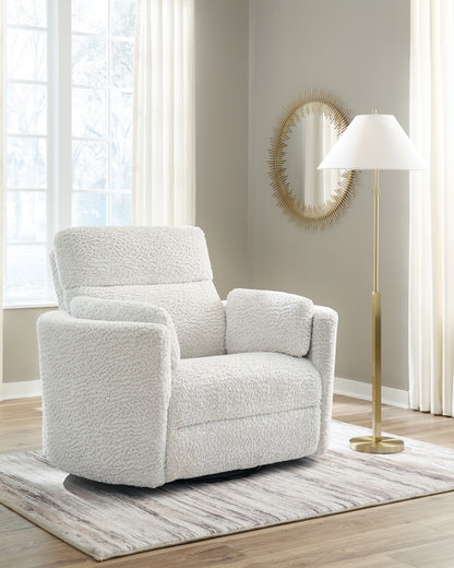 Myers Furniture Outlet - Ashley Furniture - Gosaldo Living Room - Swivel Glider Power Recliner - PC8630395