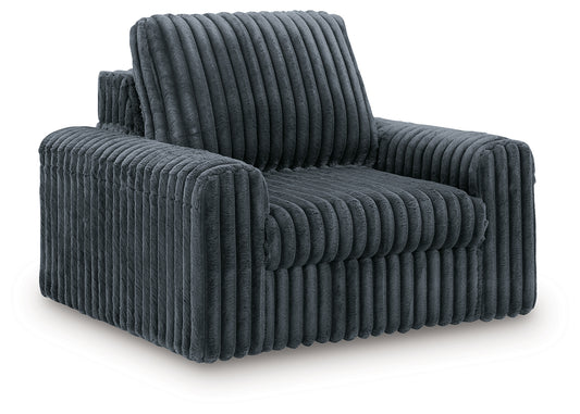 Myers Furniture Outlet - Ashley Furniture - HamlinBay Living Room - Power Gliding Chaise / Gunmetal - PC8680515P