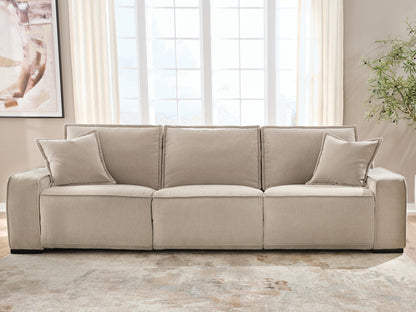 Myers Furniture Outlet - Ashley Furniture - Carceri Sectional - 3-Piece Power Sectional Reclining Sofa / Cashmere - 87003S3