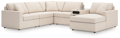 Myers Furniture Outlet - Ashley Furniture - Modmax 6-Piece Sectional with Audio System and Chaise - RAF 6-Piece Sectional with Audio System and Chaise - 92103S51