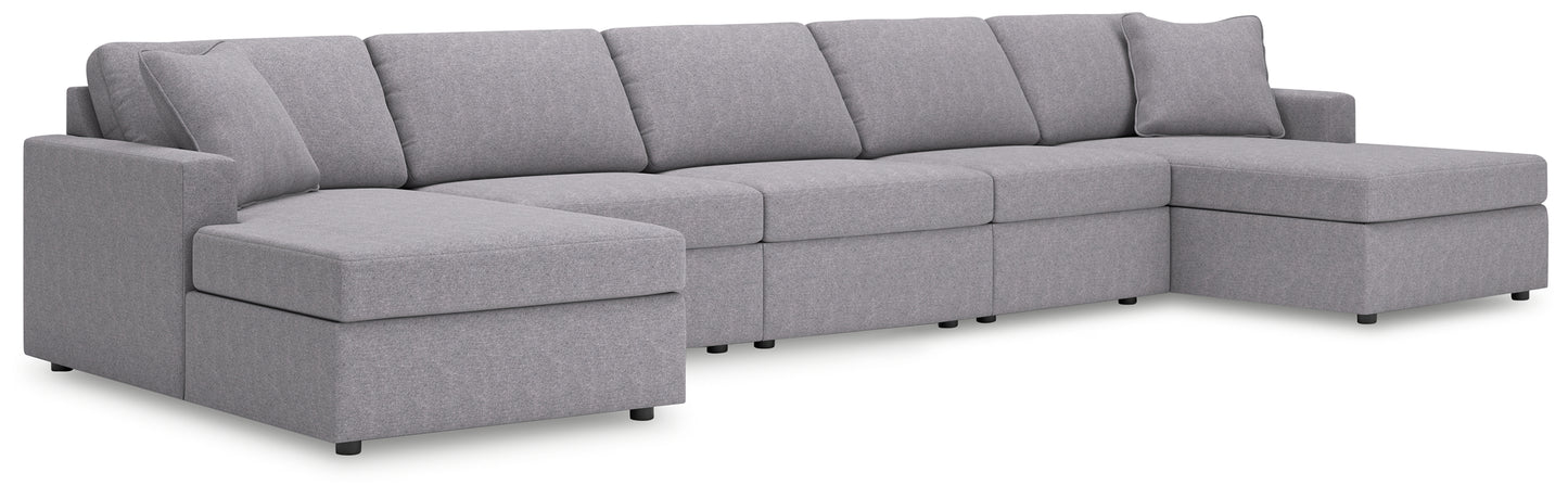 Myers Furniture Outlet - Ashley Furniture - Modmax 5-Piece Double Chaise Sectional - 5-Piece Double Chaise Sectional - 92104S125