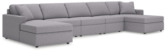 Myers Furniture Outlet - Ashley Furniture - Modmax 5-Piece Double Chaise Sectional - 5-Piece Double Chaise Sectional - 92104S125