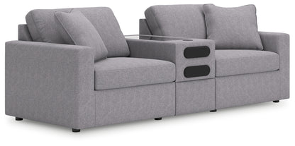 Myers Furniture Outlet - Ashley Furniture - Modmax Sectional - RAF 3-Piece Sectional / Granite - 92104S13