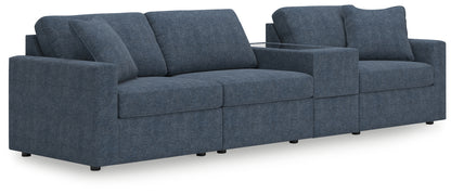 Myers Furniture Outlet - Ashley Furniture - Modmax Sectional - RAF 4-Piece Sectional / Ink - 92121S29