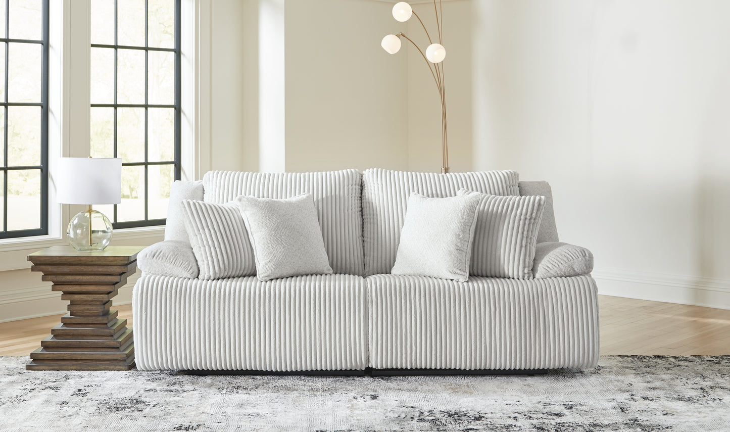 Myers Furniture Outlet - Ashley Furniture - Top Tier Sectional - 2-Piece Sectional Loveseat / Alloy - 92706S9