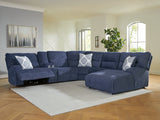 6-Piece Power Reclining Sectional with Chaise