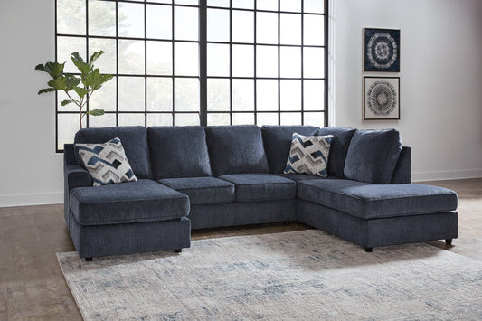 Myers Furniture Outlet - Ashley Furniture - Albar Place Sectional - LAF 2-Piece Sectional / Cobalt - 95302S1