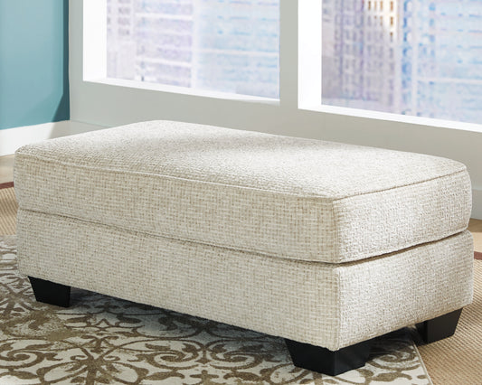Myers Furniture Outlet - Ashley Furniture - Monaghan Living Room - Ottoman / Sandstone - 9620514