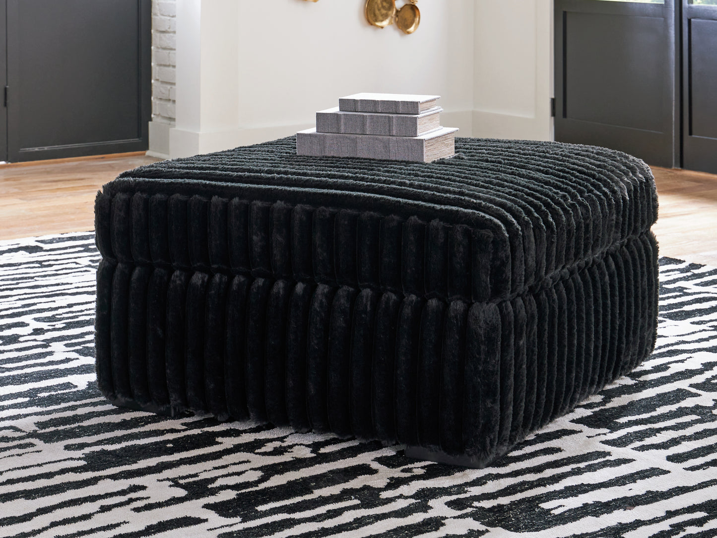 Myers Furniture Outlet - Ashley Furniture - Midnight-Madness Living Room - Chair and a Half / Chocolate - 9810423