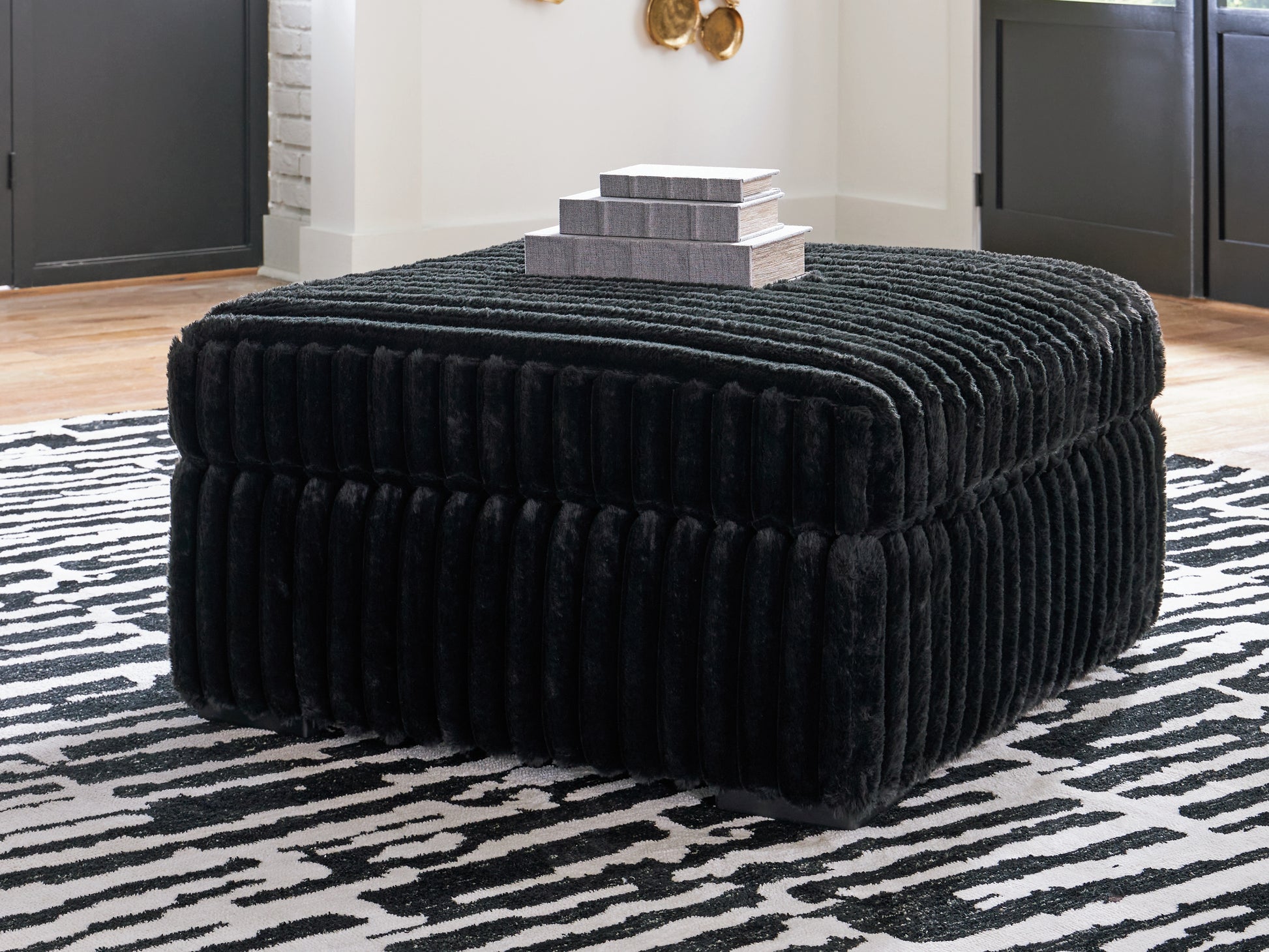 Myers Furniture Outlet - Ashley Furniture - Midnight-Madness Living Room - Chair and a Half / Chocolate - 9810423