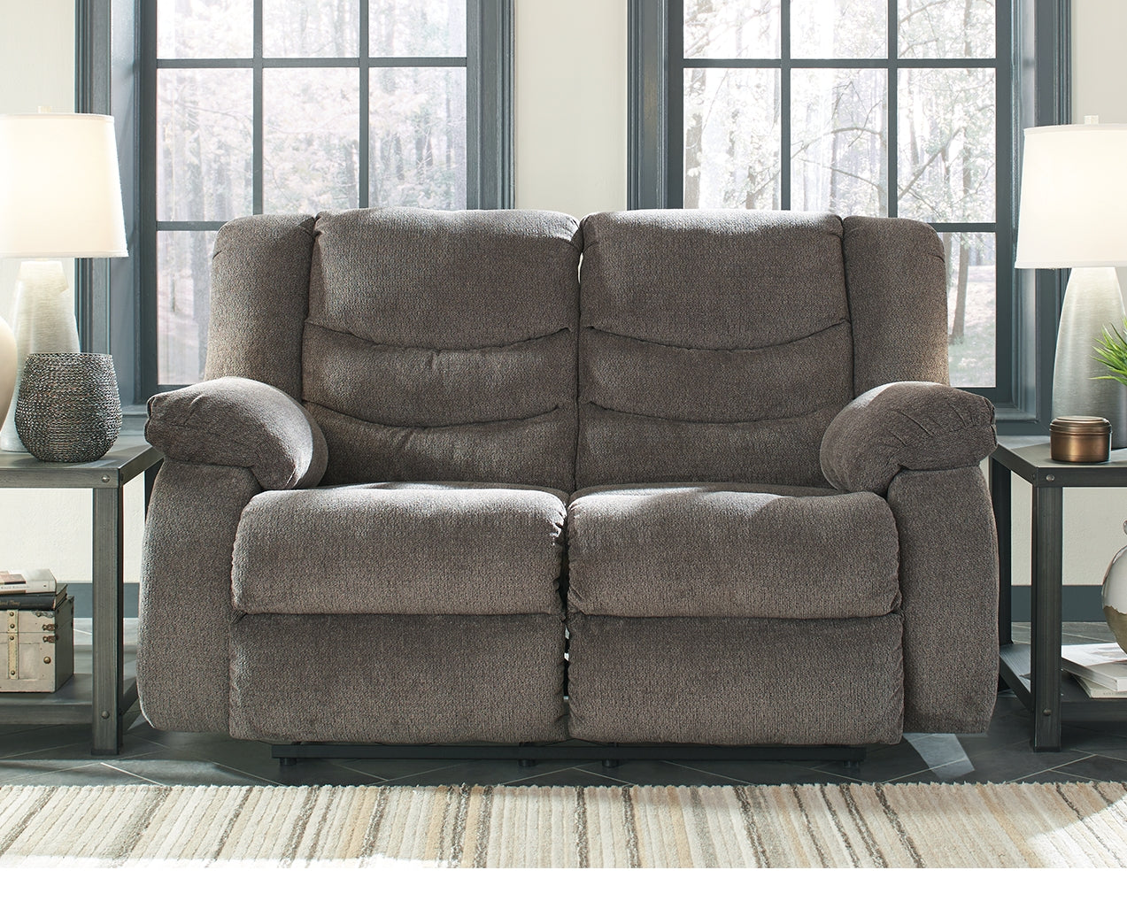 Myers Furniture Outlet - Ashley Furniture - Tulen Living Room - Rocker Recliner / Gray - 9860625